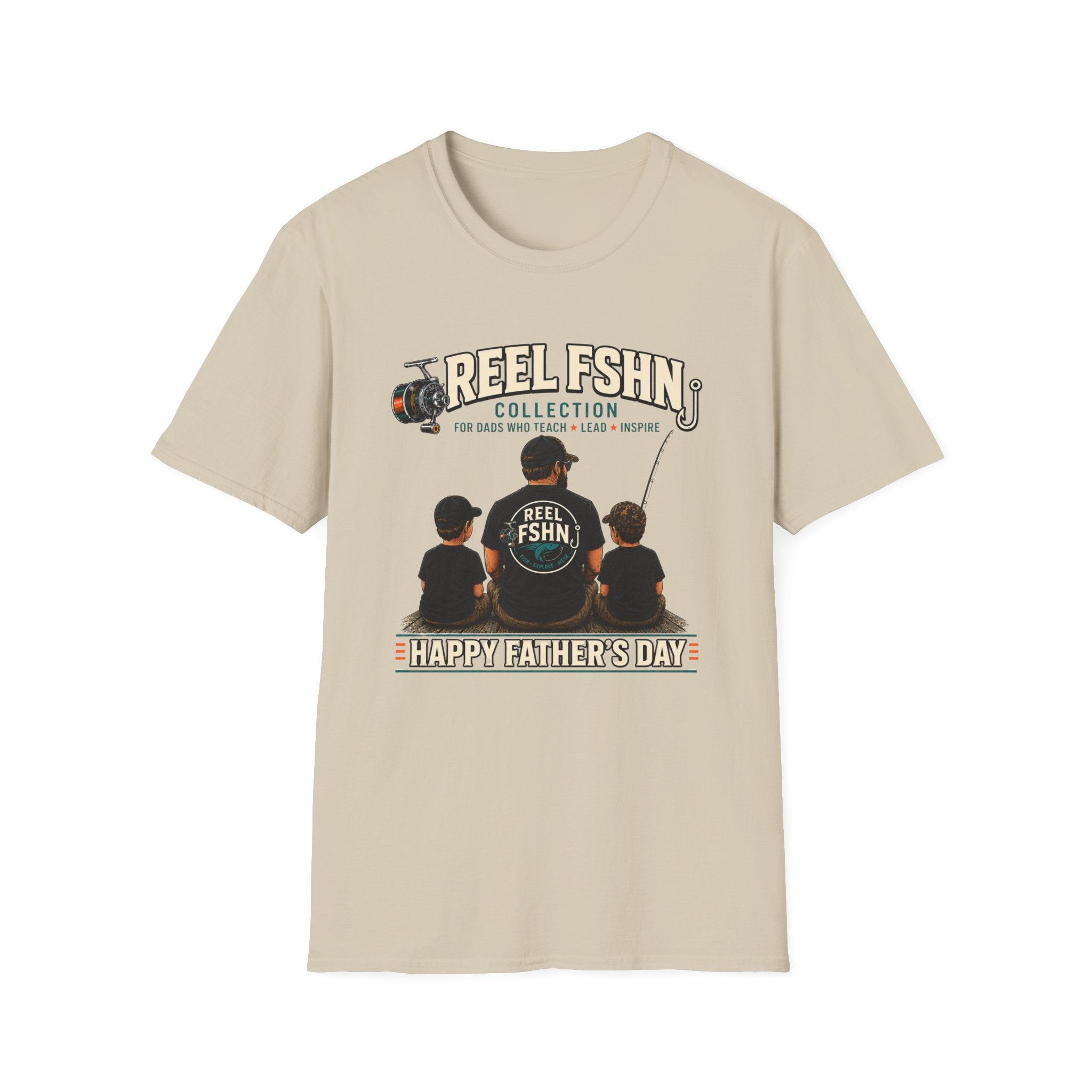 REEL FSHN Happy Father's Day T-Shirt