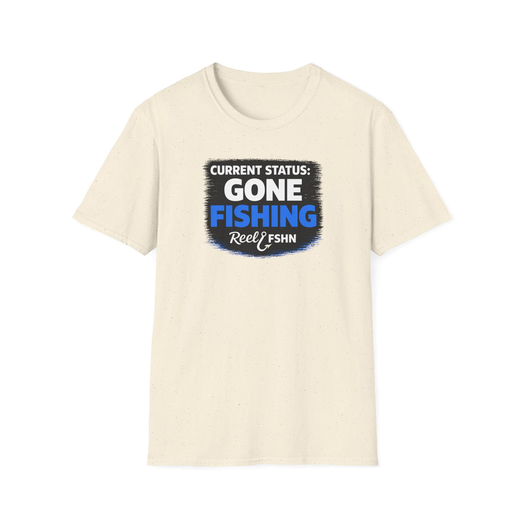 Current Status Gone Fishing T-Shirt