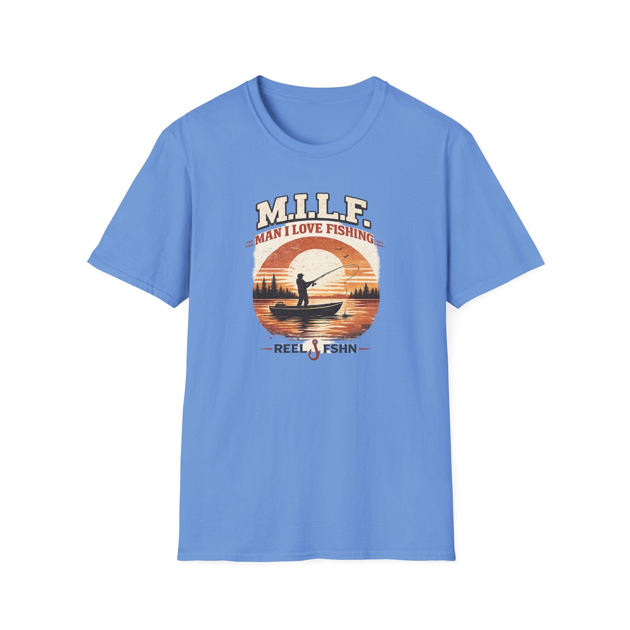 M. I. L. F. Man I Love Fishing T-Shirt