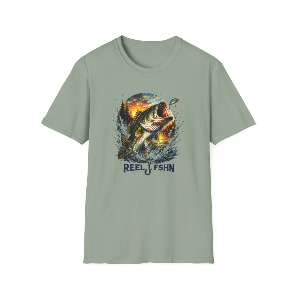 Bass Jumping Out of Water  T-Shirt
