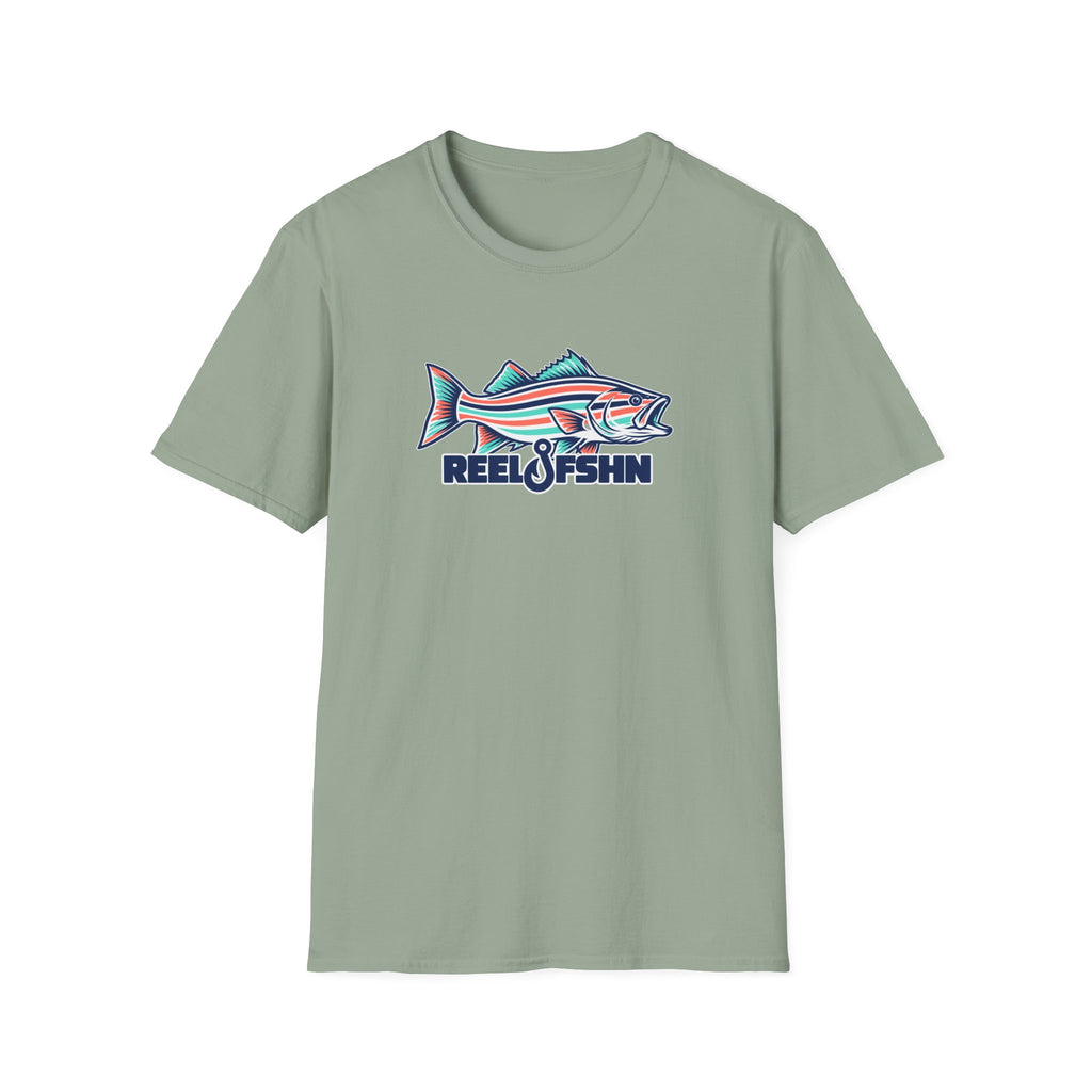 Striped Seafoam Bass T-Shirt