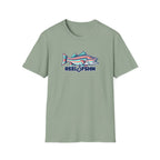 Striped Seafoam Bass T-Shirt