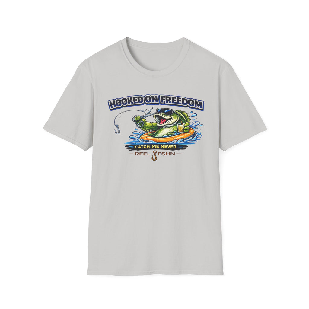 Hooked On Freedom Catch Me Never T-Shirt