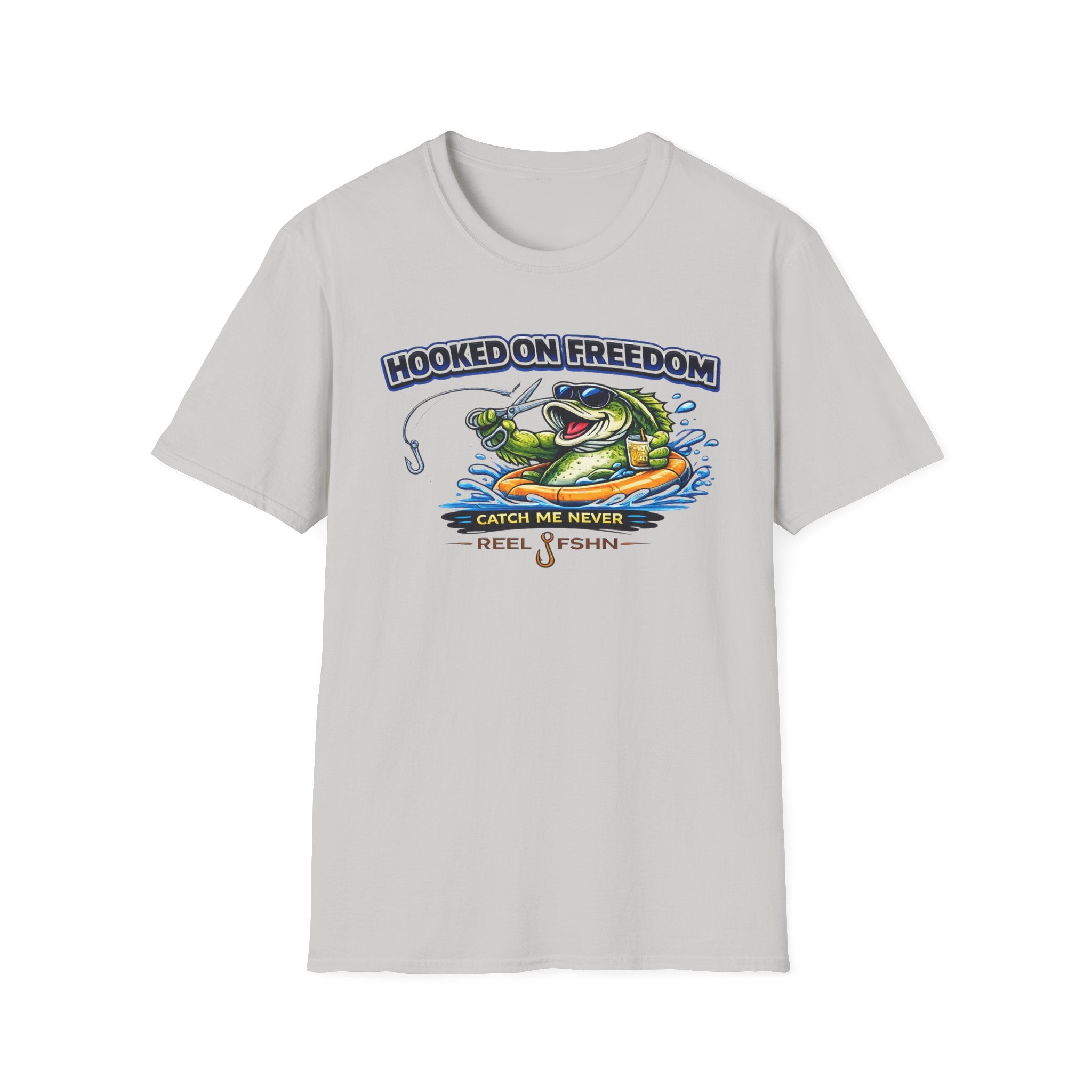Hooked On Freedom Catch Me Never T-Shirt