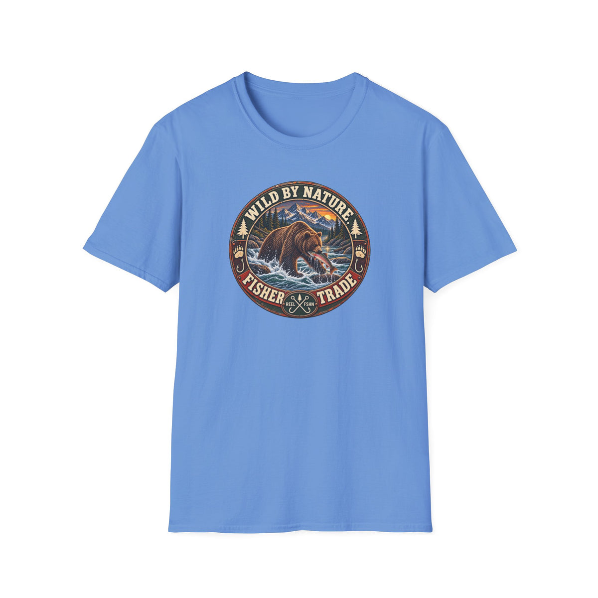Wild By Nature. Fisher Trade. T-Shirt