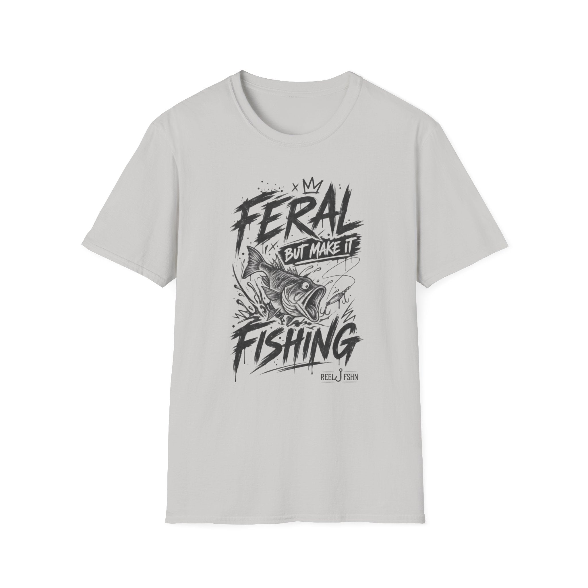 Feral But Make It Fishing T-Shirt
