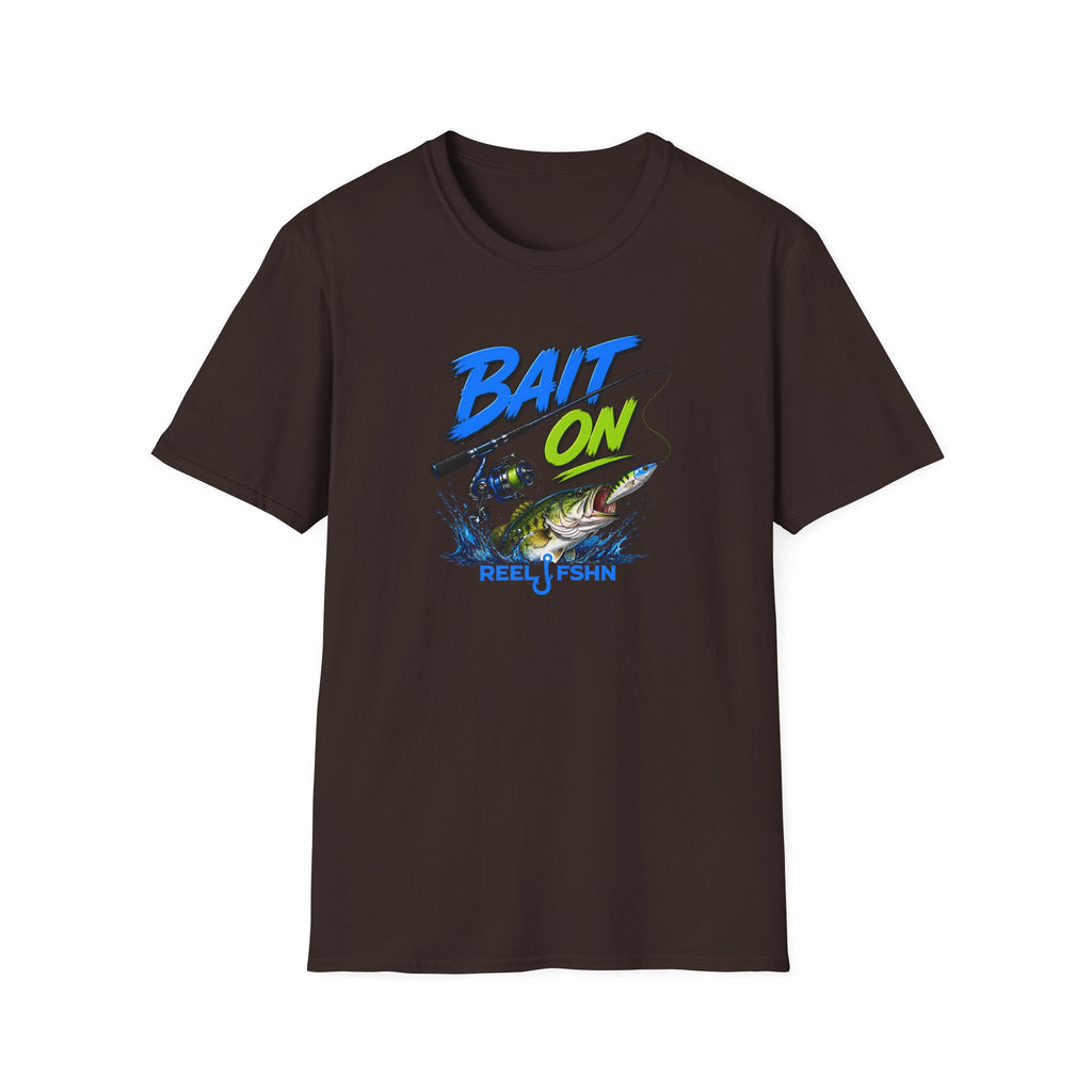 Bait On with Rod & Reel  T-Shirt