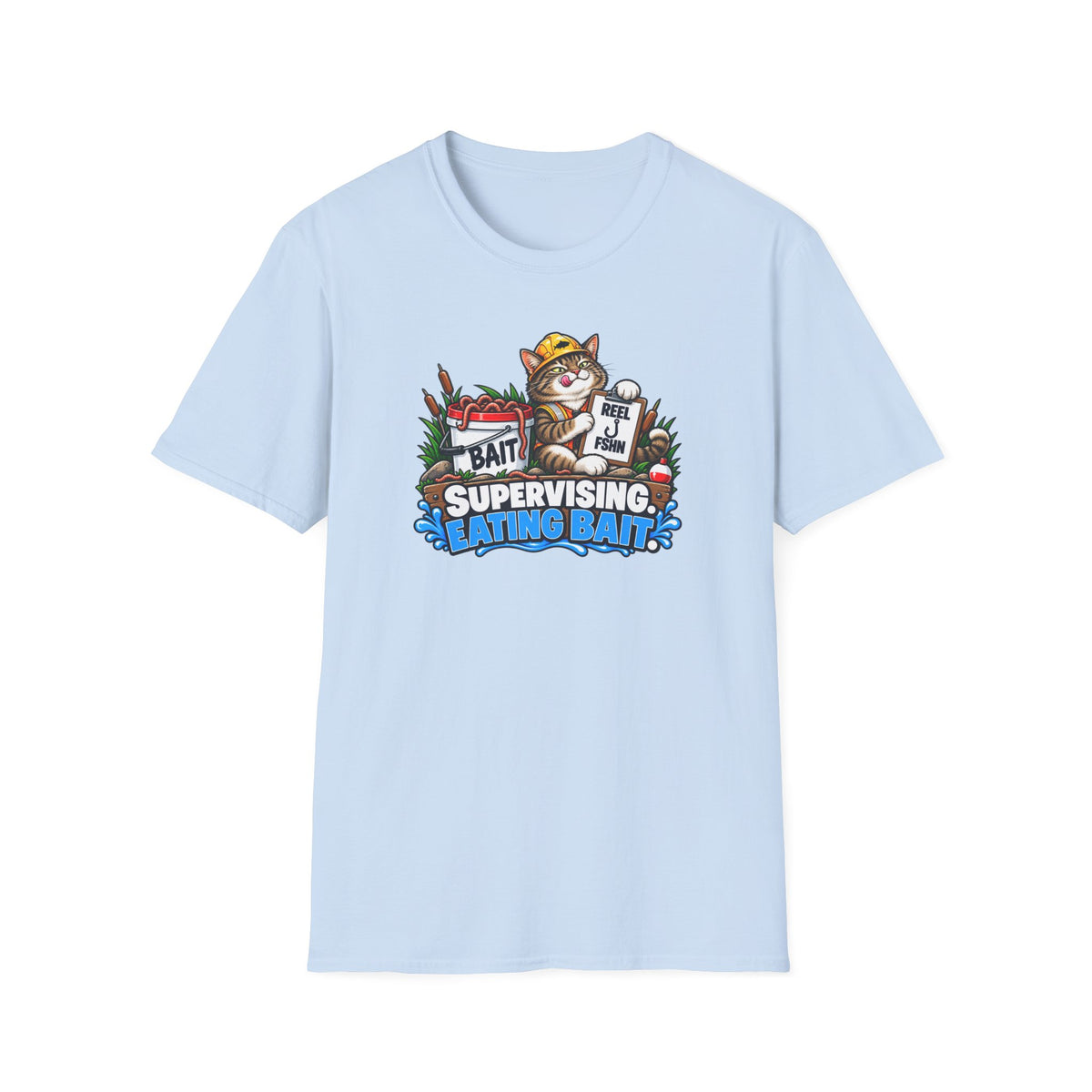 Supervising.  Eating Bait T-Shirt