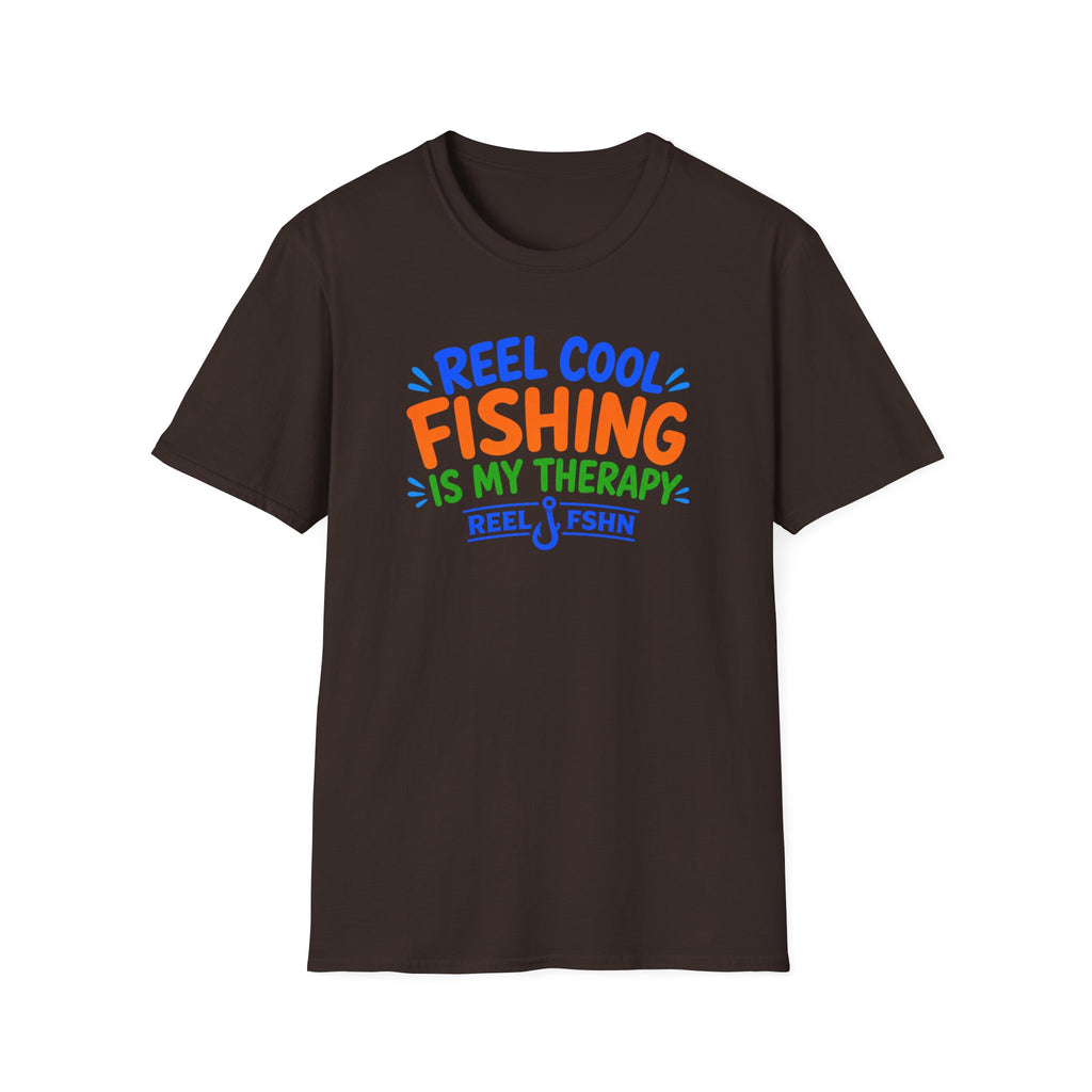 Reel Cool Fishing Is My Therapy  T-Shirt