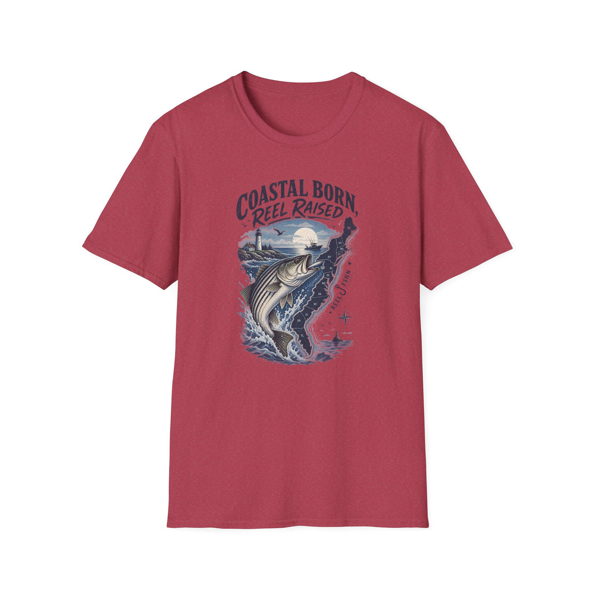 Coastal Born REEL Raised T-Shirt
