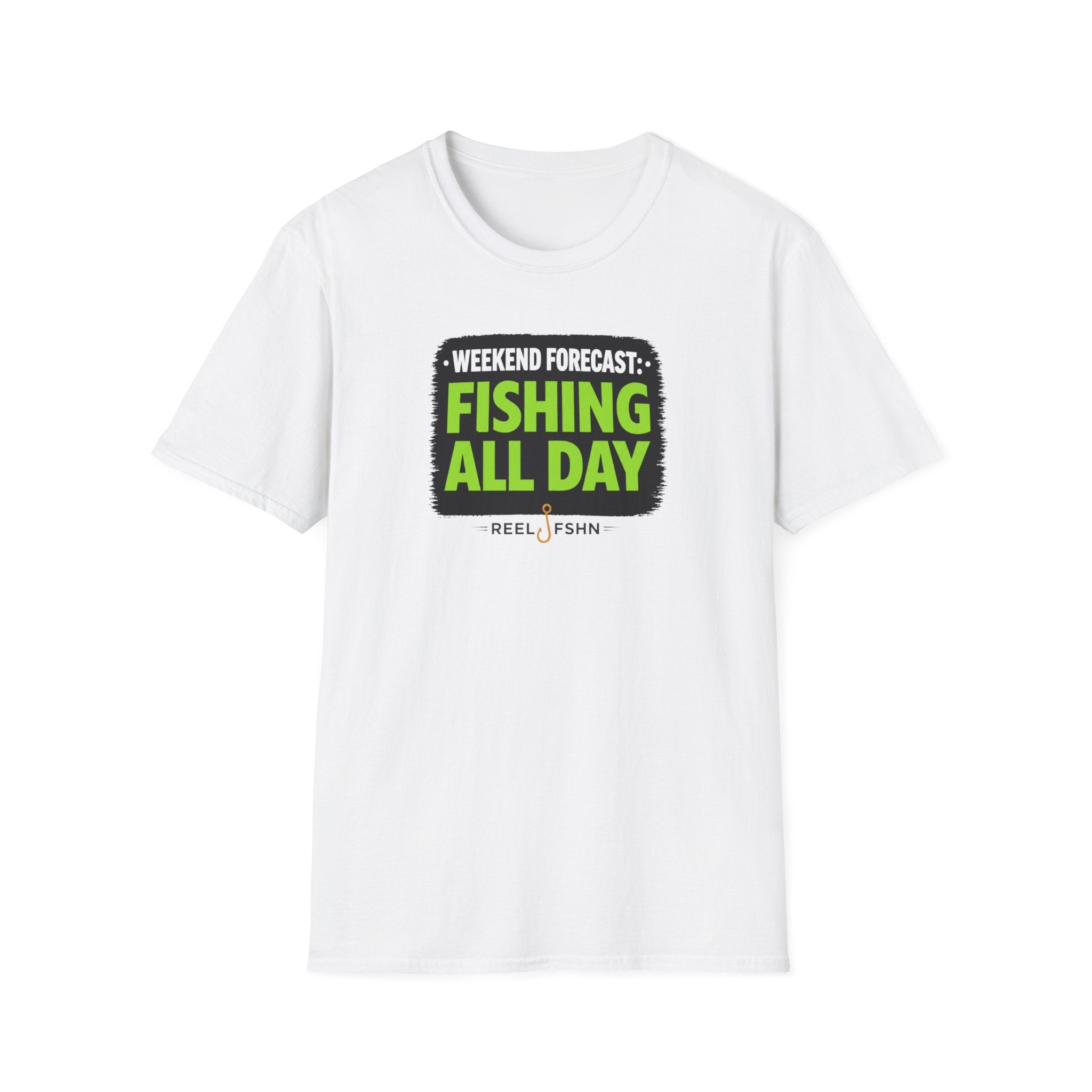 Weekend Forecast Fishing All Day T-Shirt