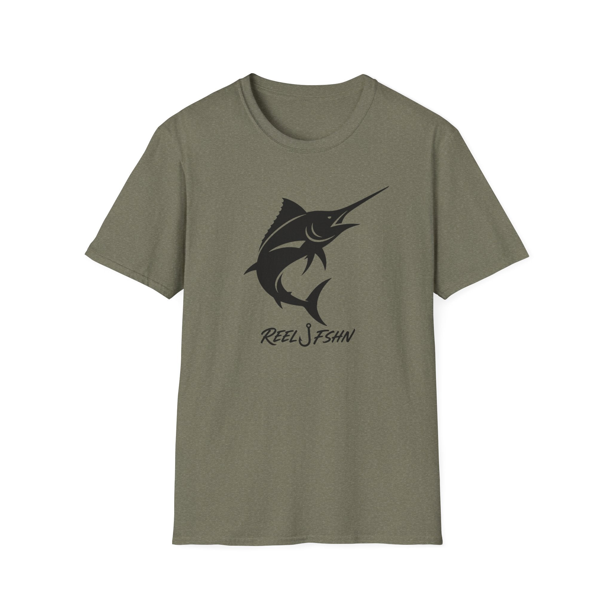 Marlin with REEL FSHN Logo T-Shirt