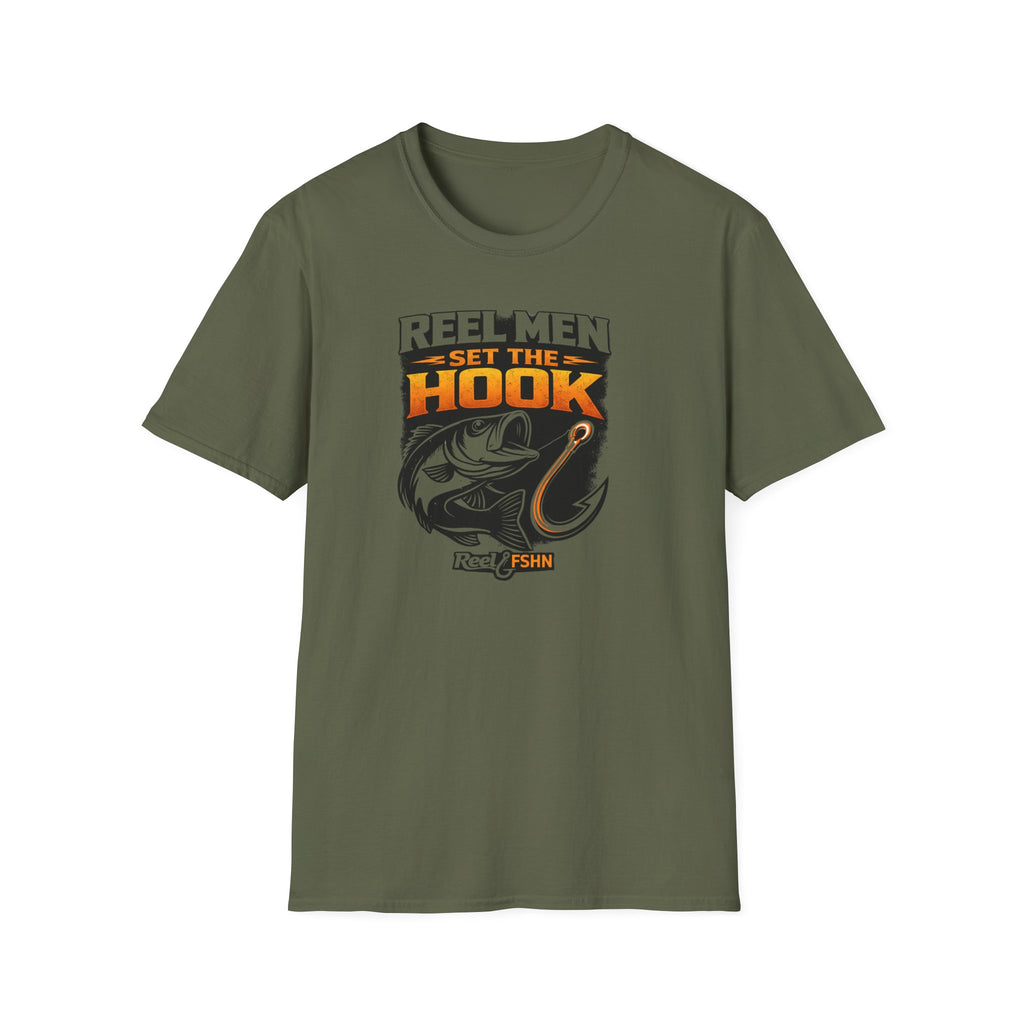 Reel Men Set The Hook T-Shirt